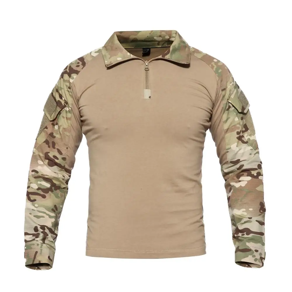 Men Tactical T shirt SWAT Soldiers Military Combat T-Shirt Long Sleeve Camouflage Shirts Paintball T Shirts
Men Tactical T shirt SWAT Soldiers Military Combat T-Shirt Long Sleeve Camouflage Shirts Paintball T Shirts