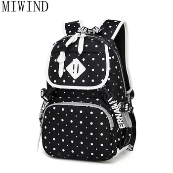 Vintage School Bags for Teenagers Girls Schoolbag Large Capacity Lady Dot Printing Backpack Rucksack Bagpack BookBag TZE765
Vintage School Bags for Teenagers Girls Schoolbag Large Capacity Lady Dot Printing Backpack Rucksack Bagpack BookBag TZE765