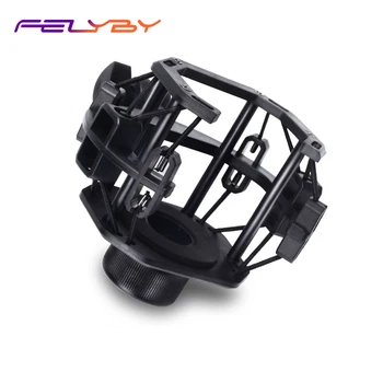 FELYBY Condenser Microphone Mic Shock Mount Holder Bracket Anti-vibration for On-line Broadcasting Studio Music Recording 
FELYBY Condenser Microphone Mic Shock Mount Holder Bracket Anti-vibration for On-line Broadcasting Studio Music Recording