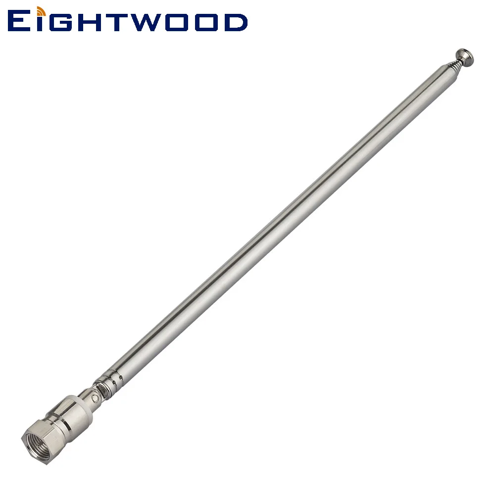 Eightwood UNBAL F Plug Connector 7 Section Telescopic Aerial DAB DAB+ AM FM TV Antenna for Home Audio Radio Stereo Receiver
Eightwood UNBAL F Plug Connector 7 Section Telescopic Aerial DAB DAB+ AM FM TV Antenna for Home Audio Radio Stereo Receiver