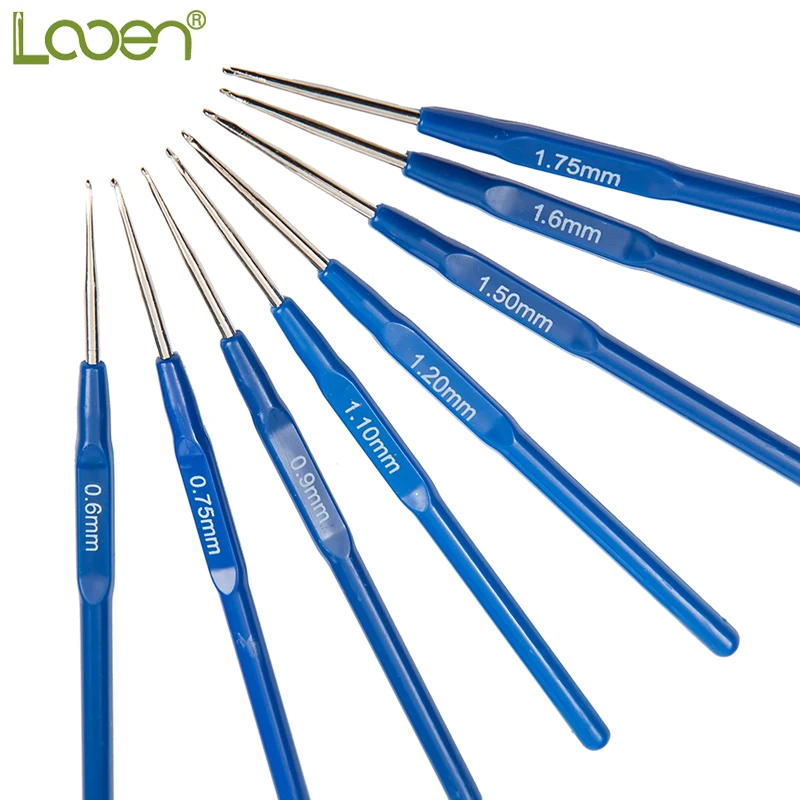 Looen 8Pcs/Set Crochet Hooks Plastic Knitting Needles Craft Needlework Mixed Metallic Blue Handle Kit Loom Tool Sewing Patchwork
Looen 8Pcs/Set Crochet Hooks Plastic Knitting Needles Craft Needlework Mixed Metallic Blue Handle Kit Loom Tool Sewing Patchwork