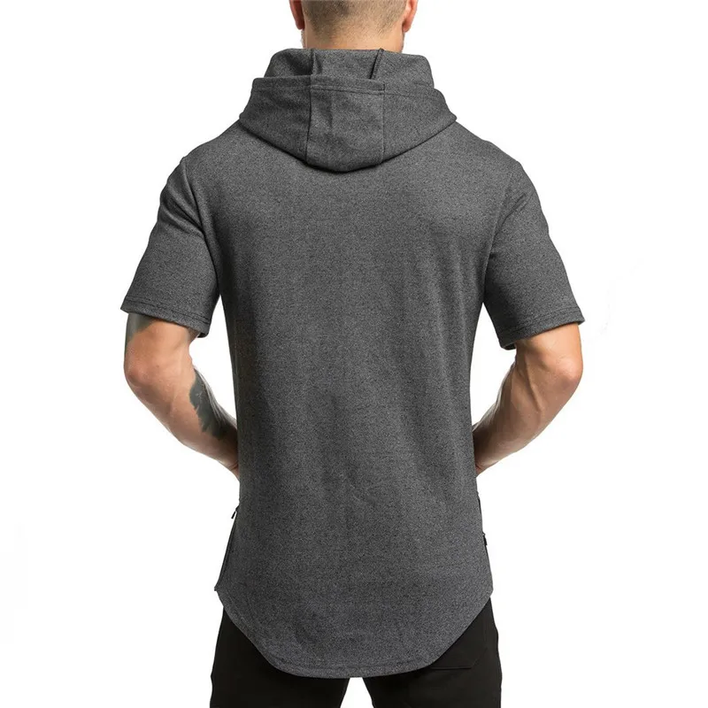 2019 New Mens Hoodies Short Sleeves Hooded Bodybuilding Fitness Vest Hoodies Sweatshirts Tops Masculina Hombre Muscle Sportwear
2019 New Mens Hoodies Short Sleeves Hooded Bodybuilding Fitness Vest Hoodies Sweatshirts Tops Masculina Hombre Muscle Sportwear