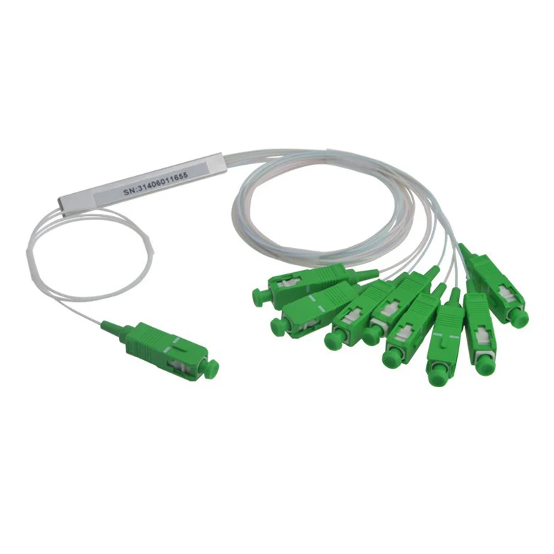 High quality 10PCS SC APC PLC 1X8 Single mode MINI Fiber Optical splitter 0.9mm FTTH FBT Optical Couple
High quality 10PCS SC APC PLC 1X8 Single mode MINI Fiber Optical splitter 0.9mm FTTH FBT Optical Couple