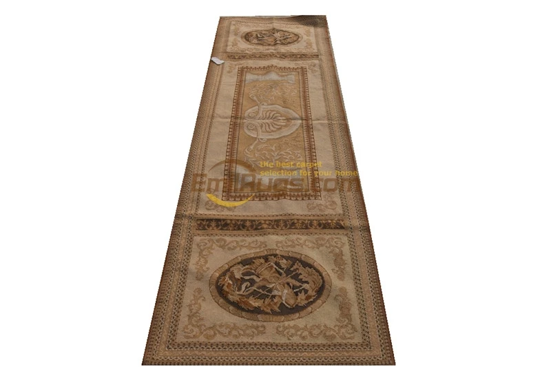 Vintage Royal Design With Floral Embroidery Points Natural Sheep Wool Home Decoration Carpet Hand Knitted Carpets Runner
Vintage Royal Design With Floral Embroidery Points Natural Sheep Wool Home Decoration Carpet Hand Knitted Carpets Runner