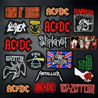 BAND Clothes Embroidered Patch for Clothing Iron on Sew Applique Cute Fabric Clothes Shoes Bags Decoration Patches image