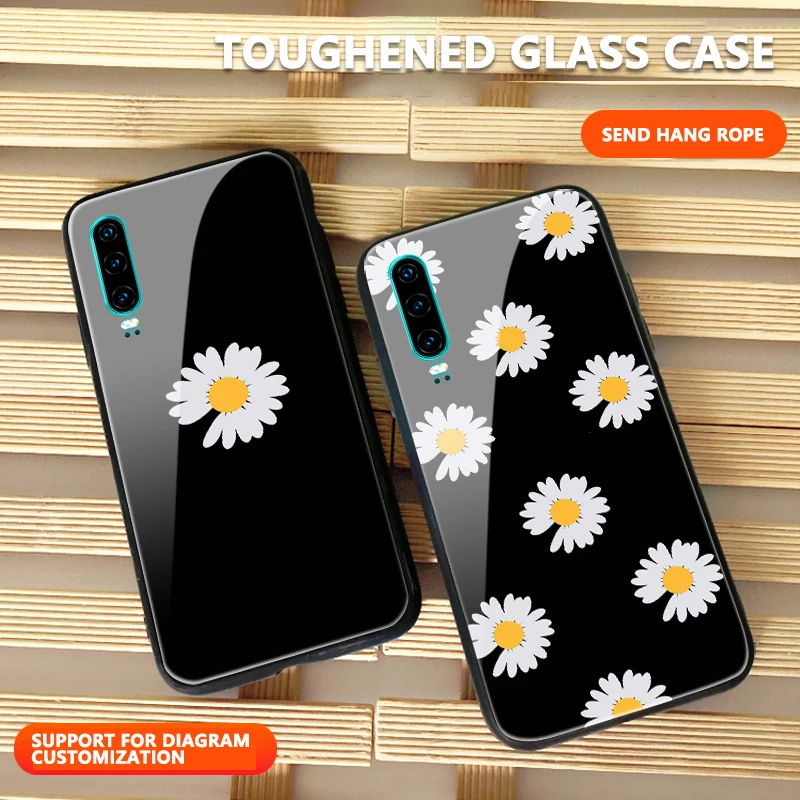 New Daisy Glass Phone Case For Huawei P30 P20 Pro Mate 20 10 Lite Nova 3i 4e 4 P SMART Plus Y9 2019 Honor V20 10 8X Coque Fundas
New Daisy Glass Phone Case For Huawei P30 P20 Pro Mate 20 10 Lite Nova 3i 4e 4 P SMART Plus Y9 2019 Honor V20 10 8X Coque Fundas