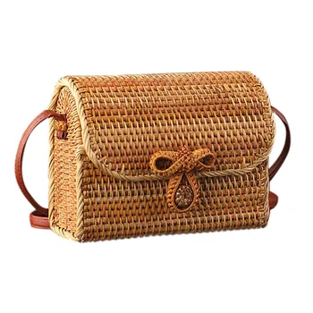 Womens Bali Retro Rattan Crossbody Bags Chain Designer Bag Solid Hasp Fashion Crossbody Bag Handbag Tote Bag with Bow Clasp
Womens Bali Retro Rattan Crossbody Bags Chain Designer Bag Solid Hasp Fashion Crossbody Bag Handbag Tote Bag with Bow Clasp