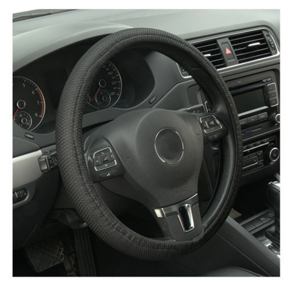 For Sandwich Fabric Handmade Steering Wheel Cover Breathability Skidproof Universal Fits Most Car Styling Steering Blue/Black
For Sandwich Fabric Handmade Steering Wheel Cover Breathability Skidproof Universal Fits Most Car Styling Steering Blue/Black