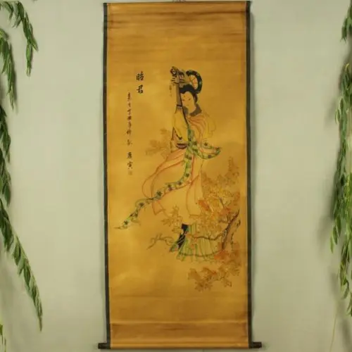 Exquisite Chinese Antique collection Imitation ancient Four big beauty Zhaojun Picture
Exquisite Chinese Antique collection Imitation ancient Four big beauty Zhaojun Picture