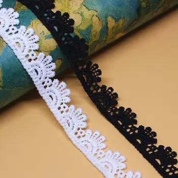 60Yards Embroidered Lace Trim Applique Cord Lace Fabric Eyelash Sewing Pizzo High Quality African Lace Ribbon Dentelle Blanche
60Yards Embroidered Lace Trim Applique Cord Lace Fabric Eyelash Sewing Pizzo High Quality African Lace Ribbon Dentelle Blanche