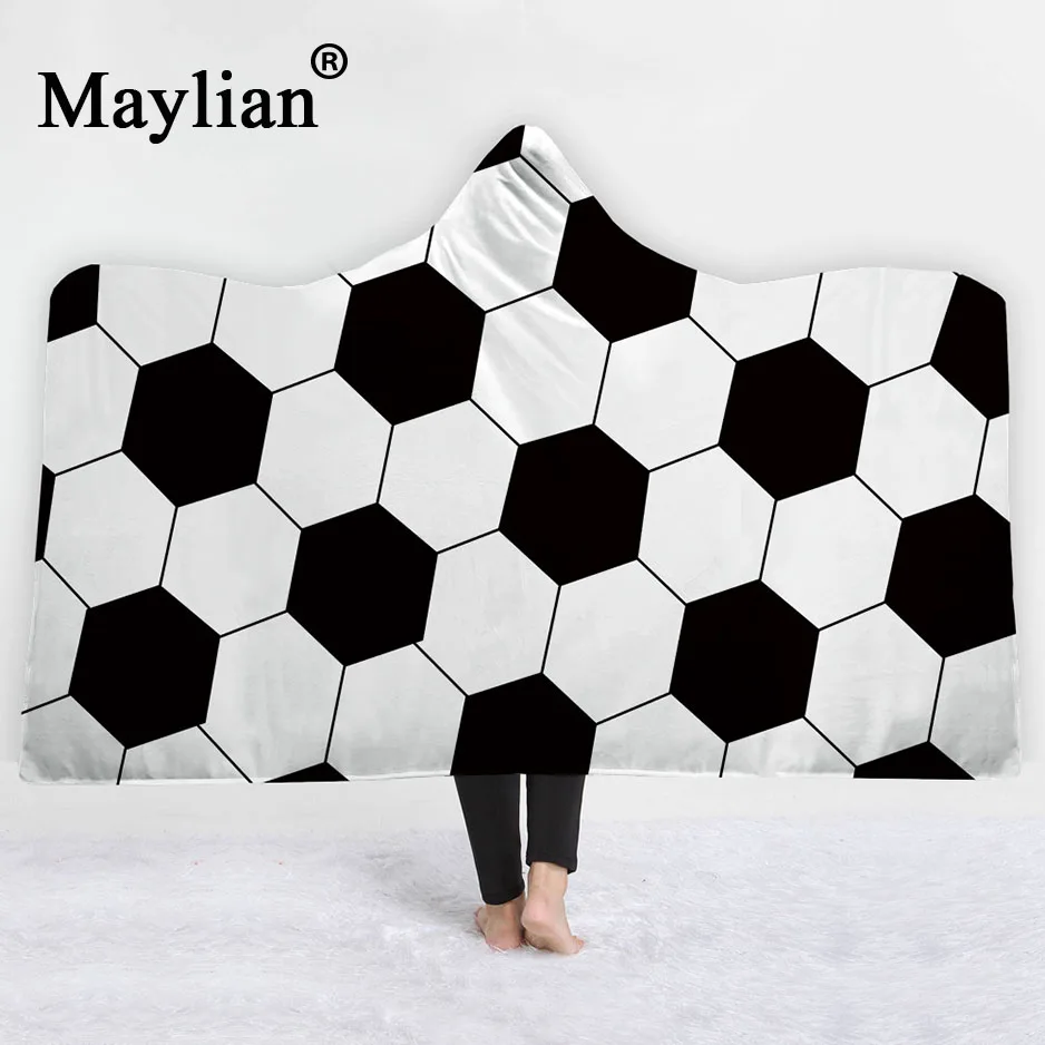3D football sports Hooded Blanket Sherpa Fleece Ocean Blue Wearable plush Throw Blanket on Bed Sofa Thick warm B18
3D football sports Hooded Blanket Sherpa Fleece Ocean Blue Wearable plush Throw Blanket on Bed Sofa Thick warm B18