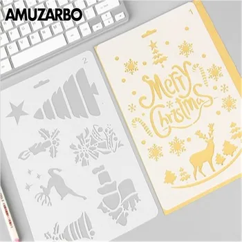 1PC Merry Christmas Painting Stencil Template Journal Scrapbooking DIY Crafts Paper Card Hollow Ruler Stationery Supply
1PC Merry Christmas Painting Stencil Template Journal Scrapbooking DIY Crafts Paper Card Hollow Ruler Stationery Supply