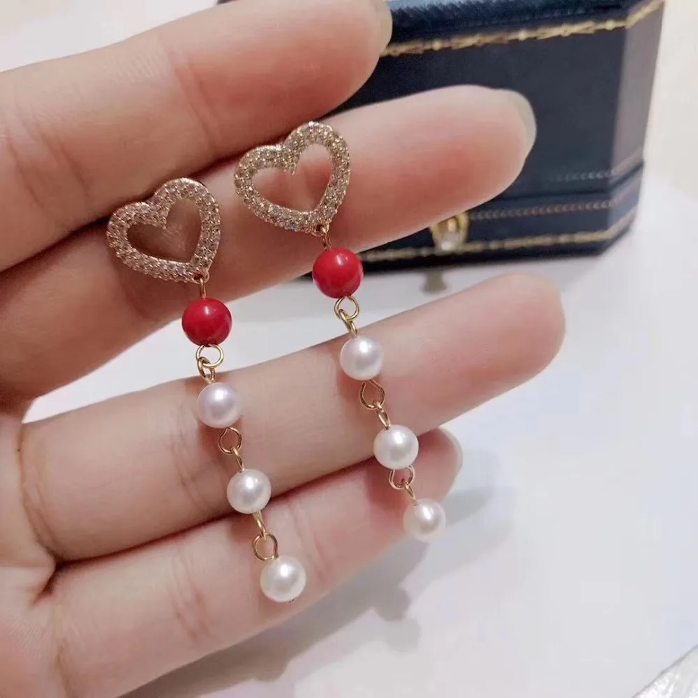 Free Shipping Women Gold-Filled Red Coral Design Hand-Woven Annular Pearl Drop Earrings for Girls Fashion Gift
Free Shipping Women Gold-Filled Red Coral Design Hand-Woven Annular Pearl Drop Earrings for Girls Fashion Gift