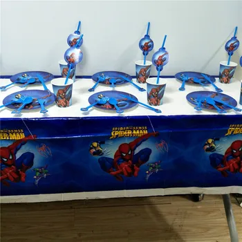 62pcs Spiderman Party Supplies DecorationTableware Paper Plate&Cup Knives&Fork Spoon Drinking Straw Tablecloth Flag Party Favor
62pcs Spiderman Party Supplies DecorationTableware Paper Plate&Cup Knives&Fork Spoon Drinking Straw Tablecloth Flag Party Favor