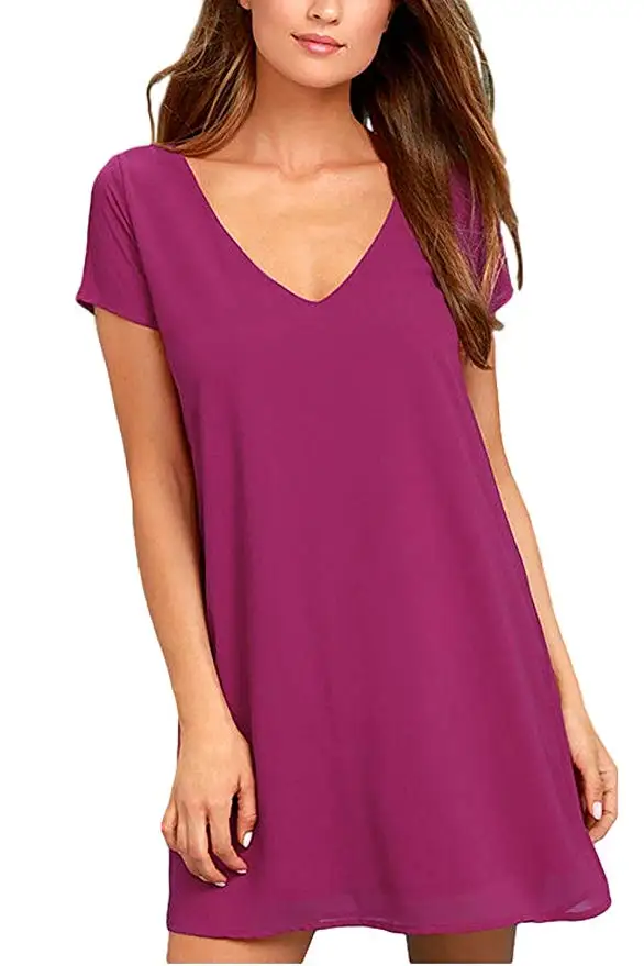 BomDeals Womens Shift Dress, Cute Soft Casual V-Neck Short Sleeves Cold Shoulder Cutout Tunic
BomDeals Womens Shift Dress, Cute Soft Casual V-Neck Short Sleeves Cold Shoulder Cutout Tunic