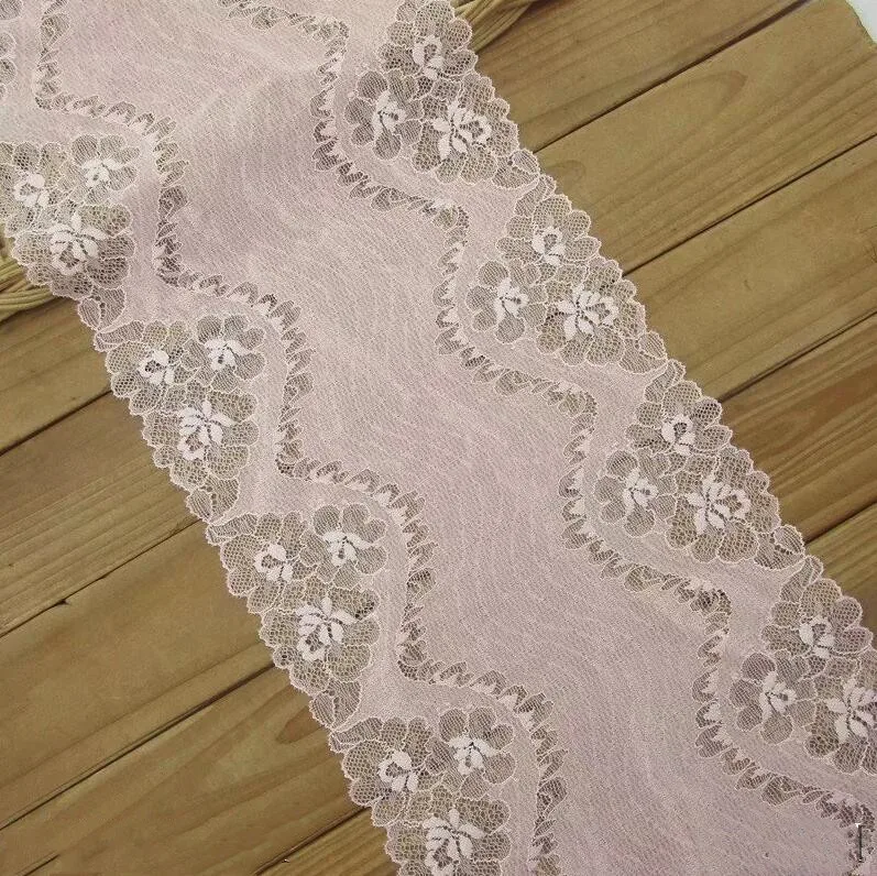 2Yards 19.5cm Wide Pink Elastic Lace Trim Underwear Stretch Lace Fabrics For Clothing Accessories Dress Sewing Applique French
2Yards 19.5cm Wide Pink Elastic Lace Trim Underwear Stretch Lace Fabrics For Clothing Accessories Dress Sewing Applique French