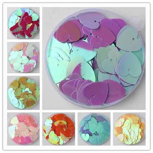 17mm Love heart Sequins Paillettes Wedding Craft for Women Diy Clothing Sewing Accessories
17mm Love heart Sequins Paillettes Wedding Craft for Women Diy Clothing Sewing Accessories