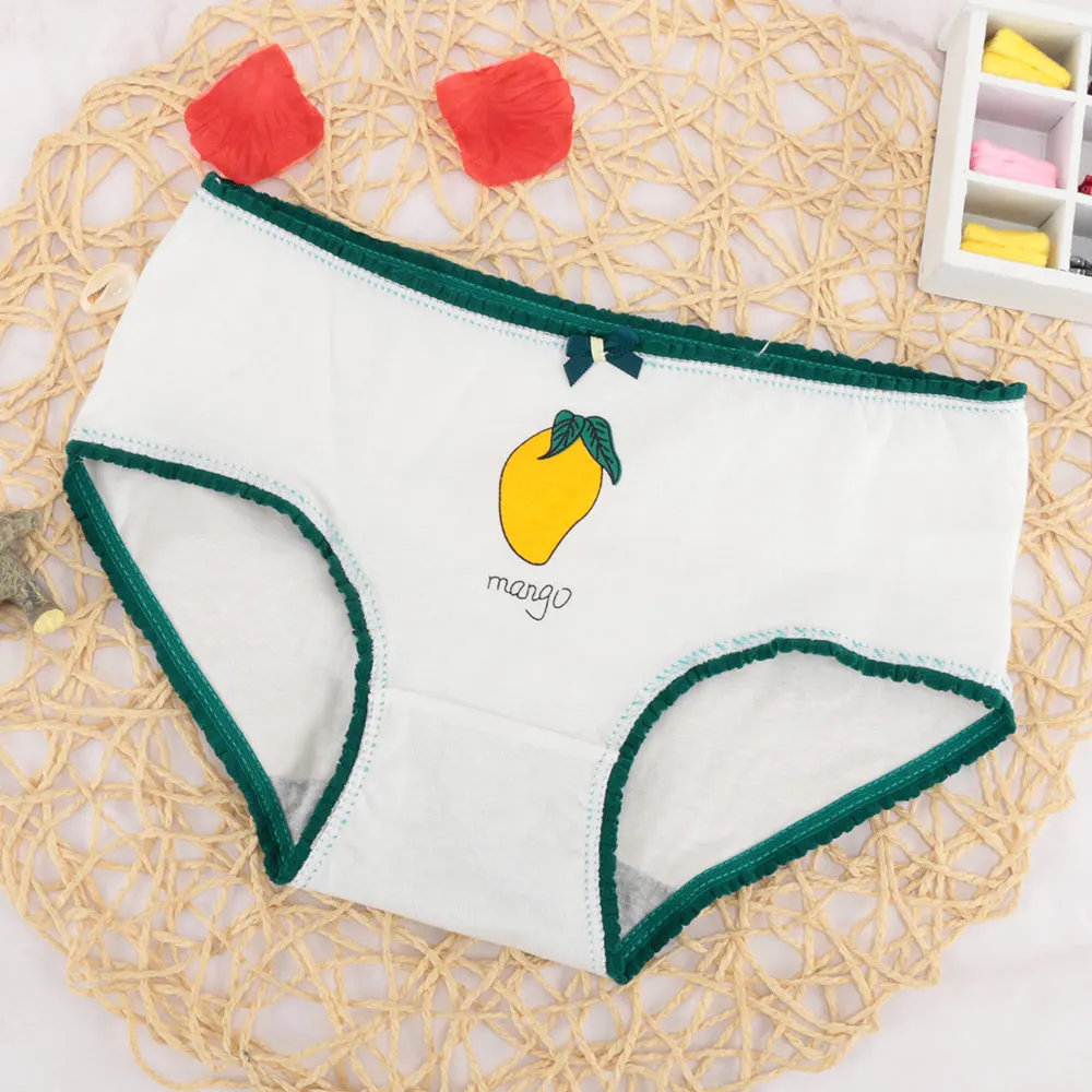 4pcs/set Summer Women's Panties Cotton Briefs Mango Print Girls Underwear Ladies Panty Female Sexy Lingerie Underpants
4pcs/set Summer Women's Panties Cotton Briefs Mango Print Girls Underwear Ladies Panty Female Sexy Lingerie Underpants