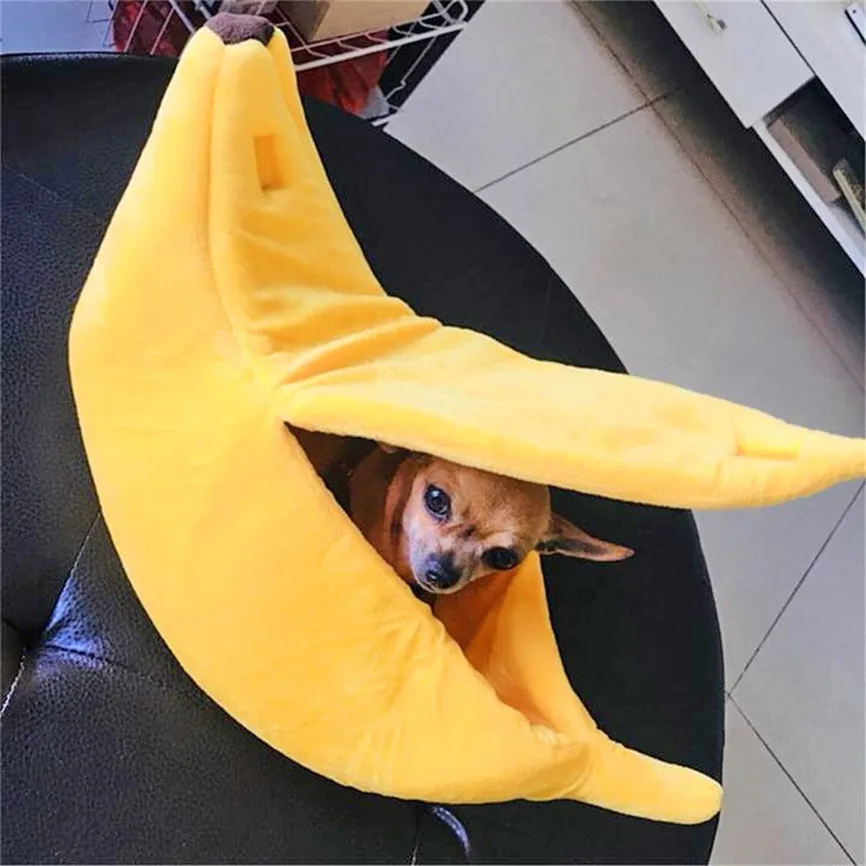 Pet Nest Small Pet Bed Banana Shape Fluffy Winter Warm Soft Plush Breathable Bed Banana Cat Bed M/S ^
Pet Nest Small Pet Bed Banana Shape Fluffy Winter Warm Soft Plush Breathable Bed Banana Cat Bed M/S ^