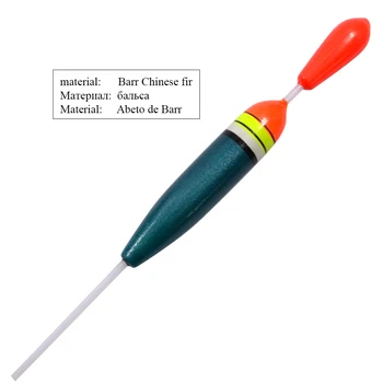 FISH KING Brand 10pcs/Lot 8g Buoy Barguzinsky Fir Float Flotteur peche For Carp Fishing Float Boyas Pesca Tackle Acesorios
FISH KING Brand 10pcs/Lot 8g Buoy Barguzinsky Fir Float Flotteur peche For Carp Fishing Float Boyas Pesca Tackle Acesorios