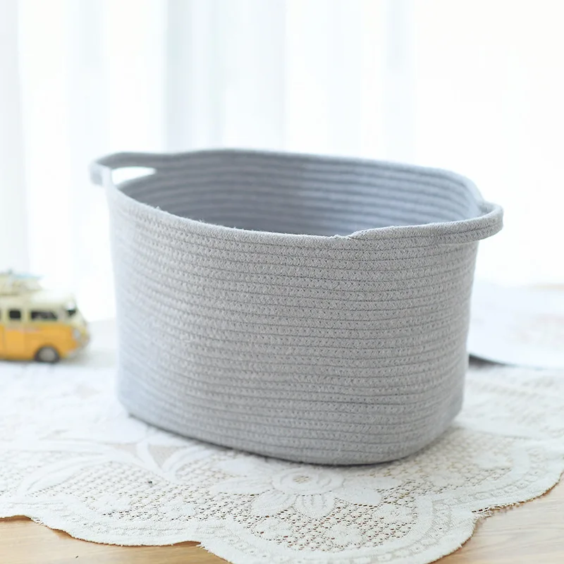 INS Cotton Rope Woven Laundry Basket Pompom Ornaments Washing Dirty Clothes Storage Bin Kids Toys Foldable Hamper
INS Cotton Rope Woven Laundry Basket Pompom Ornaments Washing Dirty Clothes Storage Bin Kids Toys Foldable Hamper