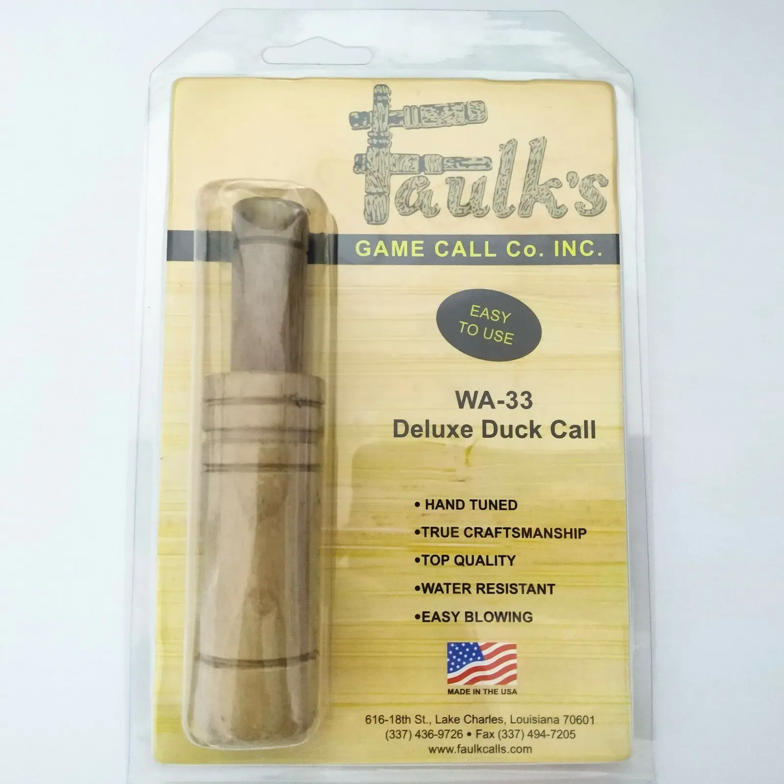 1PCS Outdoor Hunting Bait Wooden Duck Call Simulate Birds Wild Duck Whistles Decoy
1PCS Outdoor Hunting Bait Wooden Duck Call Simulate Birds Wild Duck Whistles Decoy