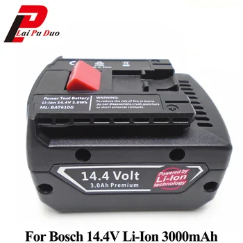 14.4v 3.0Ah Li-Ion Replacement power tool battery for Bosch: BAT607,2607336318,BAT614,BAT607G,GSR14.4-Li,BAT614G
14.4v 3.0Ah Li-Ion Replacement power tool battery for Bosch: BAT607,2607336318,BAT614,BAT607G,GSR14.4-Li,BAT614G