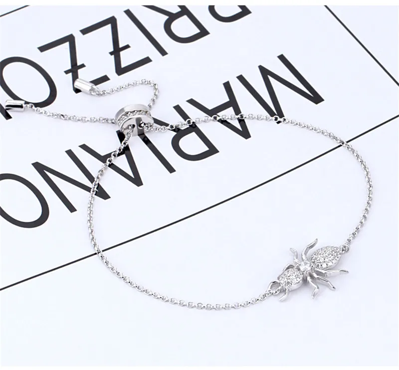 ZEF 925 sterling silver bracelet, creative ant bracelet, adjustable, fashionable, original charm ladies jewelry
ZEF 925 sterling silver bracelet, creative ant bracelet, adjustable, fashionable, original charm ladies jewelry