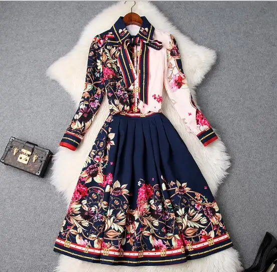 2019 весенние женские новые с дугообразным отворотом; футболка с рисунком для девочек + плиссированные широкая юбка элегантная suitT3441
2019 весенние женские новые с дугообразным отворотом; футболка с рисунком для девочек + плиссированные широкая юбка элегантная suitT3441