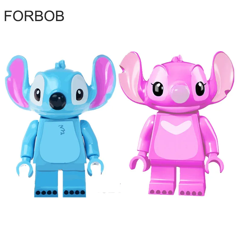 2pcs/lot Compatible Legoings Stitch Angie Figurines Building Blocks Construction Set 1pcs Stitch +1 pcs Angie Minifigs Figurens
2pcs/lot Compatible Legoings Stitch Angie Figurines Building Blocks Construction Set 1pcs Stitch +1 pcs Angie Minifigs Figurens