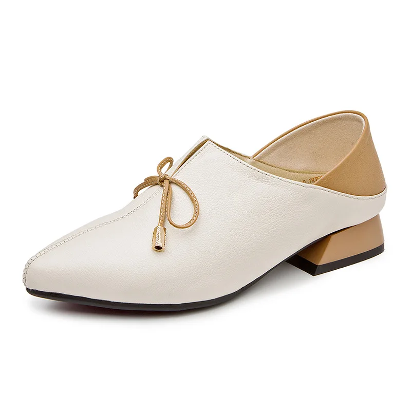 Spring new pointed bow single shoes mixed color two wear women's shoes casual 2019 deep shoes women shoes
Spring new pointed bow single shoes mixed color two wear women's shoes casual 2019 deep shoes women shoes