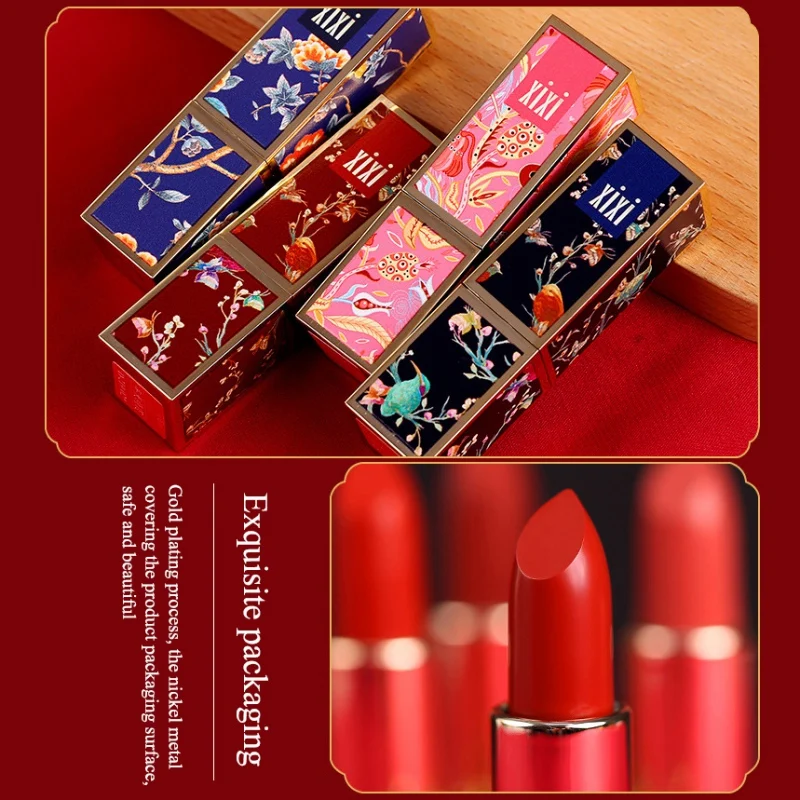 Ancient style Forbidden City Chinese style lipstick lasting moisturizing waterproof non-discoloration matte
Ancient style Forbidden City Chinese style lipstick lasting moisturizing waterproof non-discoloration matte