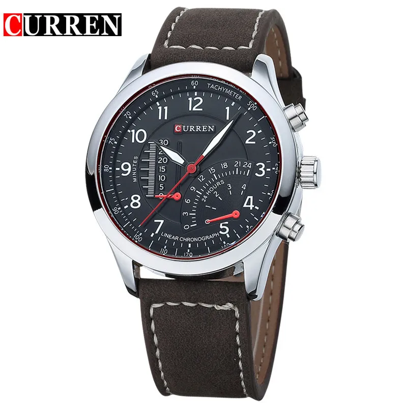 Original Luxury Brand CURREN Men Military Sports Watches Men's Quartz Date Clock Man Casual Leather Wrist Watch Masculino
Original Luxury Brand CURREN Men Military Sports Watches Men's Quartz Date Clock Man Casual Leather Wrist Watch Masculino