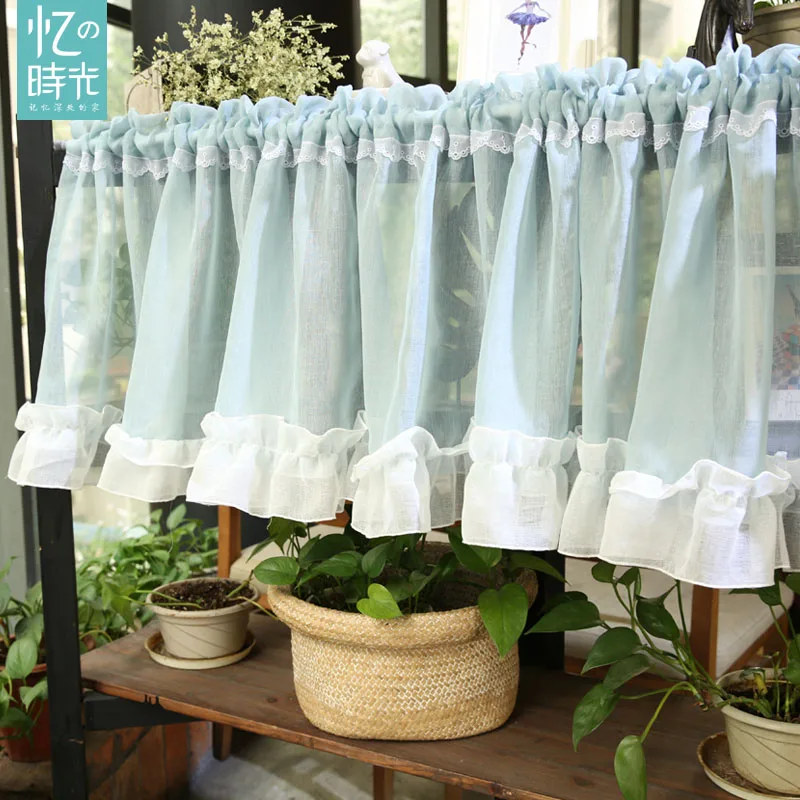 Free shipping Elegant Transparent yarn tulle pastoral short curtain kitchen curtains for living room bedroom drapes customized
Free shipping Elegant Transparent yarn tulle pastoral short curtain kitchen curtains for living room bedroom drapes customized