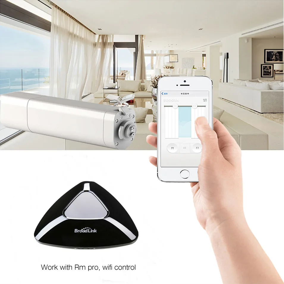 Dooya Home Automation Electric Curtain Motor KT320E 75W WIFI Control 220V50Hz IOSAndroid, Work with RM Pro, no Remote Control -1