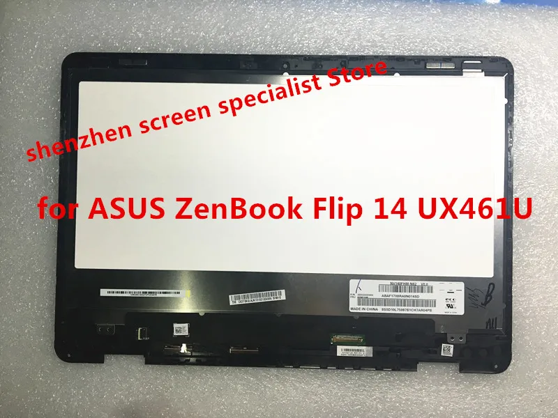 14 INCH Laptop FHD LCD Touch Screen Digitizer Glass Assembly for Asus Zenbook Flip 14 UX461U ux461
14 INCH Laptop FHD LCD Touch Screen Digitizer Glass Assembly for Asus Zenbook Flip 14 UX461U ux461