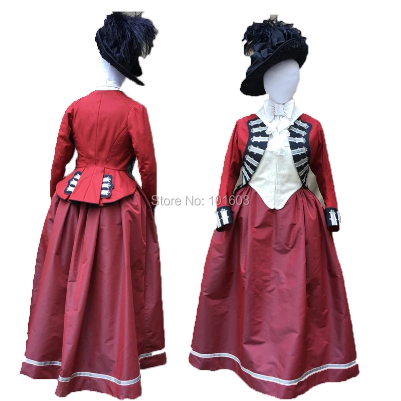 Tailored!Red French Duchess Civil war Theatre Southern Belle DRESS Victorian Colonial medieval Renaissance dresses HL-275
Tailored!Red French Duchess Civil war Theatre Southern Belle DRESS Victorian Colonial medieval Renaissance dresses HL-275