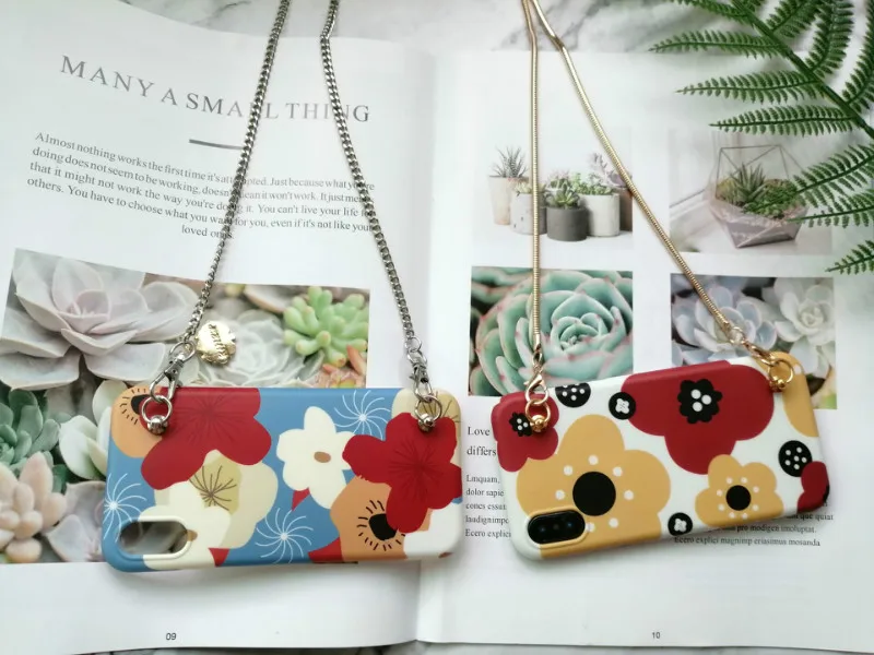 For iphone XS MAX case cute Simple flowers Crossbody phone case bag chain strap for iphone X XR 6 6S 7 8 plus 7plus cover girl
For iphone XS MAX case cute Simple flowers Crossbody phone case bag chain strap for iphone X XR 6 6S 7 8 plus 7plus cover girl