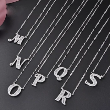 2019 Cubic Zircon Micro Paved 925 Sterling Silver A-M 26 Alphabet Letters Choker Necklaces For Women Engagement Wedding Jewelry
2019 Cubic Zircon Micro Paved 925 Sterling Silver A-M 26 Alphabet Letters Choker Necklaces For Women Engagement Wedding Jewelry