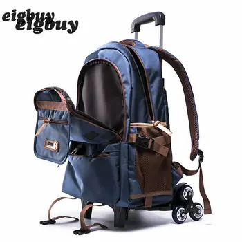 Boys Girls Backpack Waterproof Removable Children School Bags With 2/6 Wheels Stairs Grades 4-9 Kids Trolley Schoolbag Book Bags
Boys Girls Backpack Waterproof Removable Children School Bags With 2/6 Wheels Stairs Grades 4-9 Kids Trolley Schoolbag Book Bags