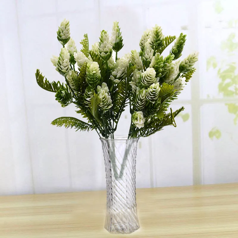 7 Fork/Bundle Artificial Flower Fake Plants Pine Plastic Tree Branches for Christmas Party Decorations Tree Ornaments Vase Decor
7 Fork/Bundle Artificial Flower Fake Plants Pine Plastic Tree Branches for Christmas Party Decorations Tree Ornaments Vase Decor
