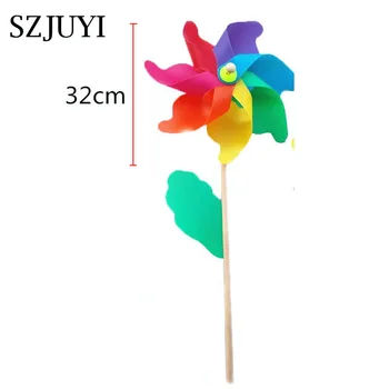 10Pcs/lot 32cm Seven Leaves Colorful Windmill Shooting Activities Decorative Windmill Children's Gift Toys
10Pcs/lot 32cm Seven Leaves Colorful Windmill Shooting Activities Decorative Windmill Children's Gift Toys