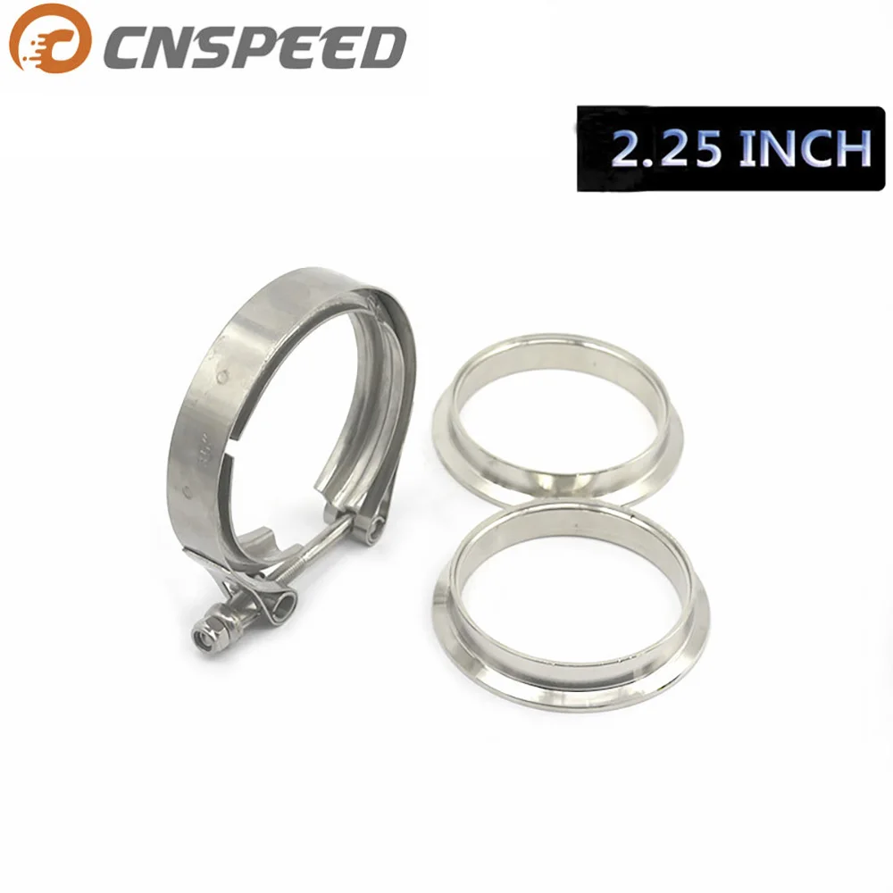 CNSPEED Universal 2.25 inch Auto Parts V-band clamp kit for Turbo, Exhaust pipes Turbo Downpipe Exhaust Clamp V band
CNSPEED Universal 2.25 inch Auto Parts V-band clamp kit for Turbo, Exhaust pipes Turbo Downpipe Exhaust Clamp V band