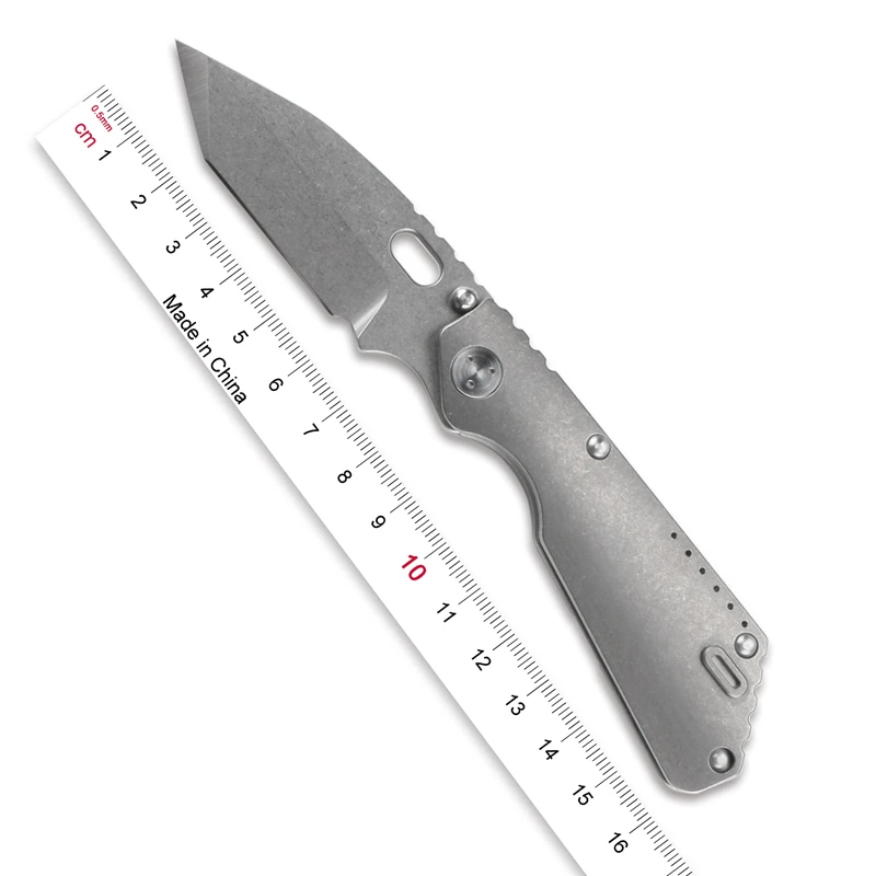 TIGED small SMF-T Folding knife TC4 Titanium handle M390 blade Bearing hunting camping outdoor Tactical kitchen knives EDC Tools
TIGED small SMF-T Folding knife TC4 Titanium handle M390 blade Bearing hunting camping outdoor Tactical kitchen knives EDC Tools