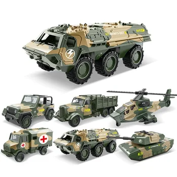 1:52 Alloy Pull Back Military Vehicle Model High Simulation Military Truck Tank Helicopter Plane Toy
1:52 Alloy Pull Back Military Vehicle Model High Simulation Military Truck Tank Helicopter Plane Toy