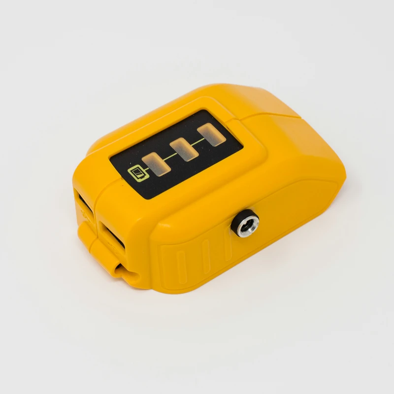 Replacement Adapter with dual USB output and 5.5*2.5 DC output for Dewalt 18V 20V Power Tools Li-ion Batteries
Replacement Adapter with dual USB output and 5.5*2.5 DC output for Dewalt 18V 20V Power Tools Li-ion Batteries