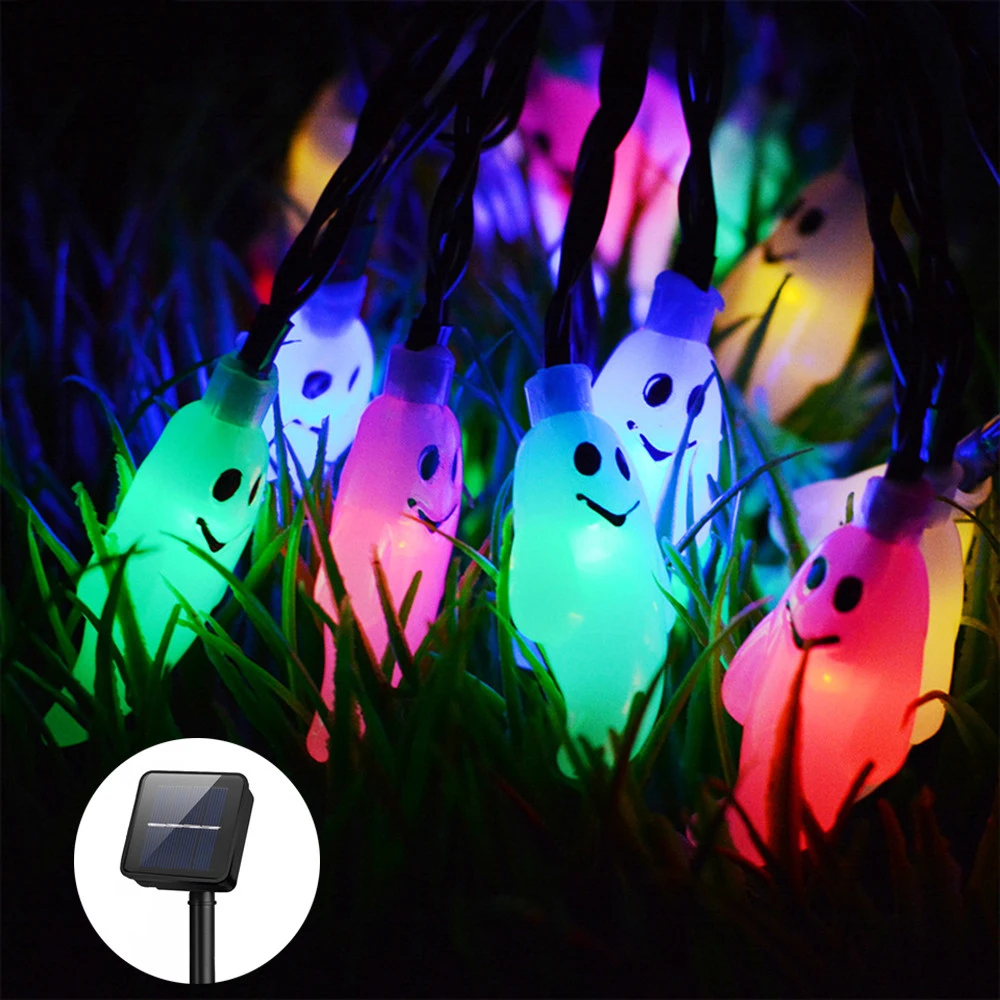 Hi-Lumix Halloween Solor String Light Ghost Garland 4.8M 20LED Specter Solar Fairy Light New Year Christmas Luces Decoration
Hi-Lumix Halloween Solor String Light Ghost Garland 4.8M 20LED Specter Solar Fairy Light New Year Christmas Luces Decoration