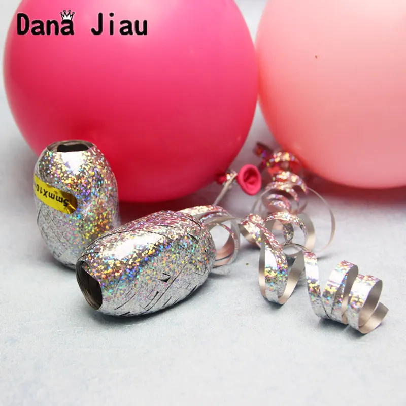 DanaJiau 6pcs/Pack 5mm*10M Foil Helium Balloon laser Ribbon Birthday Party Wedding Decoration Ballon Wrapping Tape Balloon Rope
DanaJiau 6pcs/Pack 5mm*10M Foil Helium Balloon laser Ribbon Birthday Party Wedding Decoration Ballon Wrapping Tape Balloon Rope