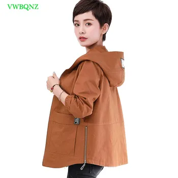 2018 Spring Autumn New Short Windbreaker Coat Women Loose Plus size Trench Coat Noble Ladies Wild Casual Hooded Overcoat 5XL A25
2018 Spring Autumn New Short Windbreaker Coat Women Loose Plus size Trench Coat Noble Ladies Wild Casual Hooded Overcoat 5XL A25