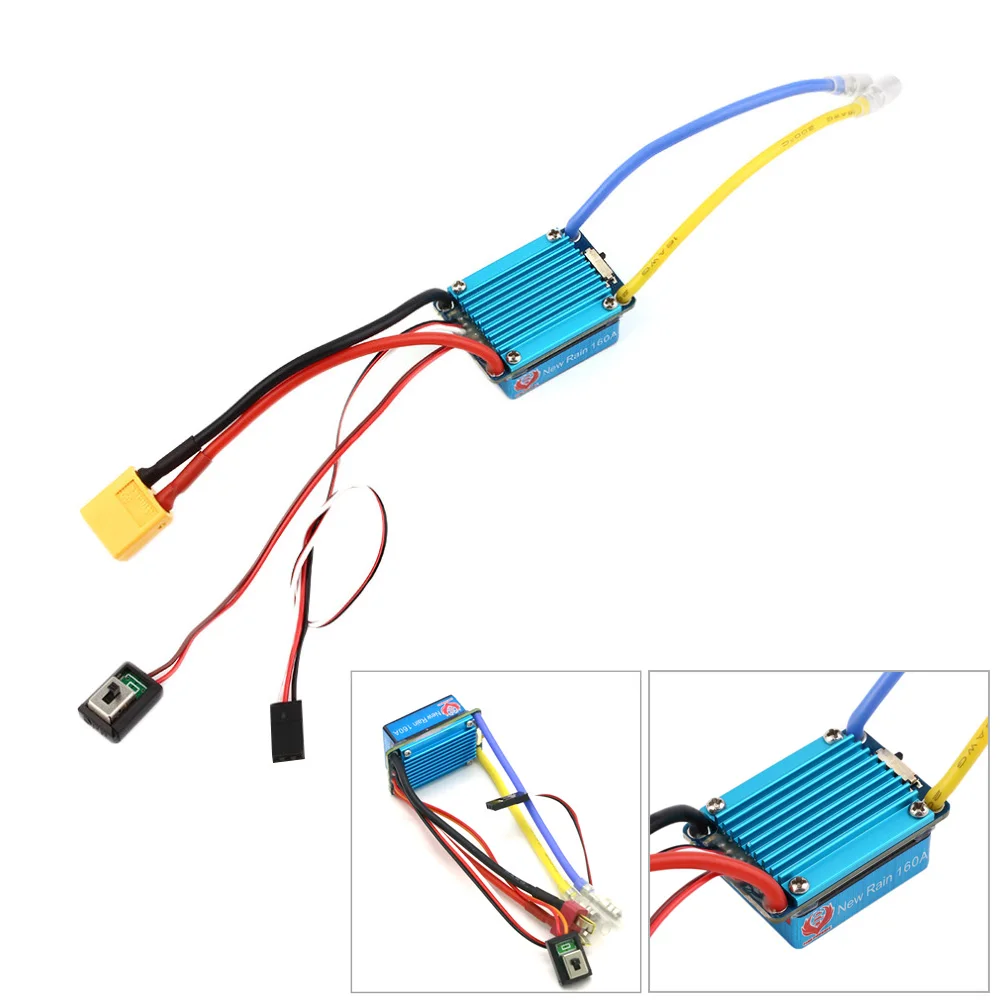 1pcs Waterproof Brushed ESC 160A 3S with 5V 1A BEC T-Plug For 1/12 RC Car Wholesale Dropship
1pcs Waterproof Brushed ESC 160A 3S with 5V 1A BEC T-Plug For 1/12 RC Car Wholesale Dropship